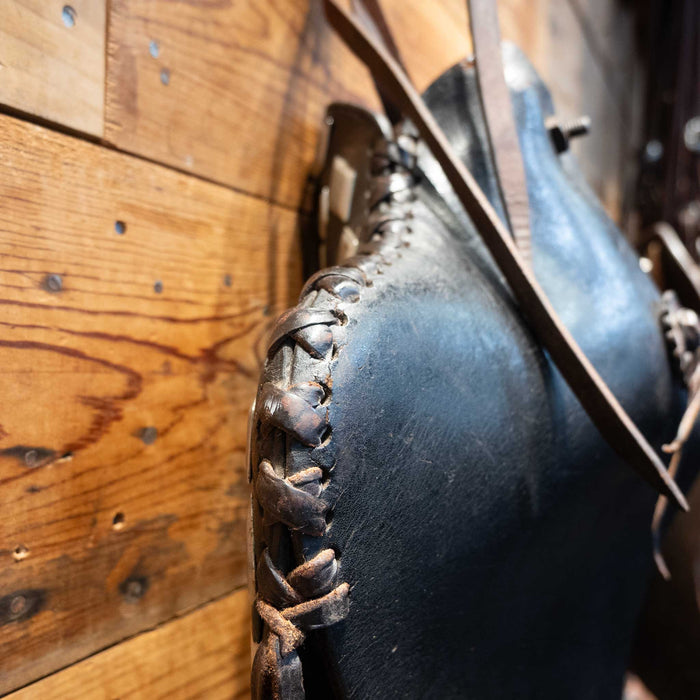 Vintage Ted Flower's Silver Parade Tapaderos Saddle - Accessories Ted Flowers