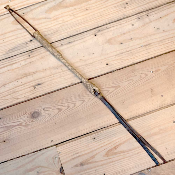 Handmade 26" Quirt w/Popper Tack - Whips, Crops & Quirts Teskey's