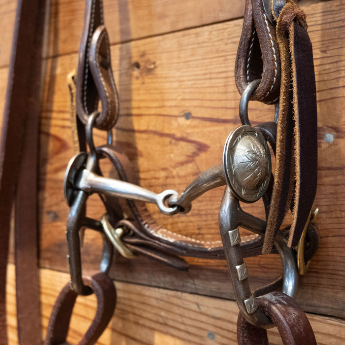 Teskey's Tear Drop Smooth Snaffle Bridle Rig