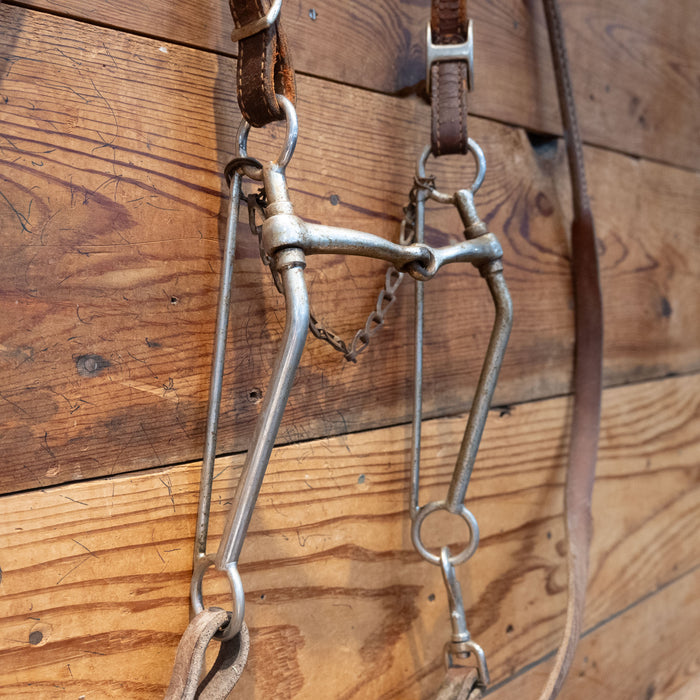 Smooth Snaffle Bit Bridle Rig