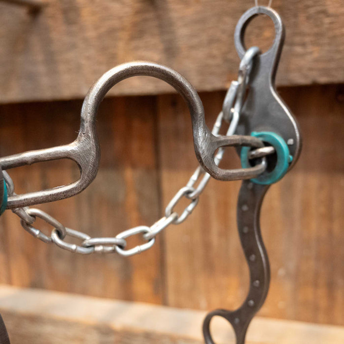 Petska Solid Port Turquoise Conchos Bit Tack - Bits Paul Petska