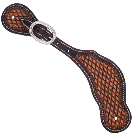 Teskey's Sunburst Diamond Spur Straps Tack - Spur Straps Teskey's Men's