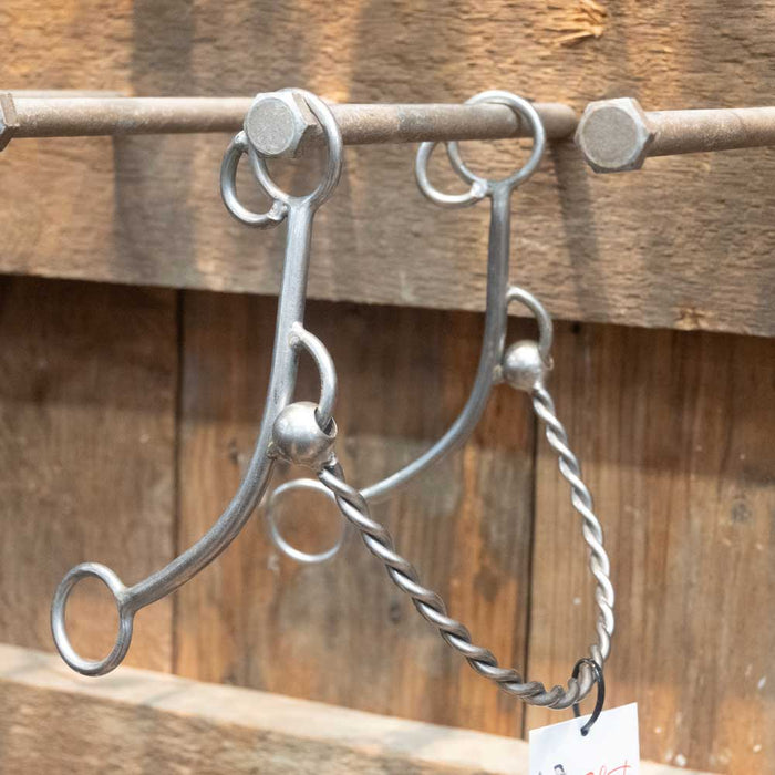 Flaharty Big Betty Twisted Steel Nose Hackamore Tack - Bits Flaharty