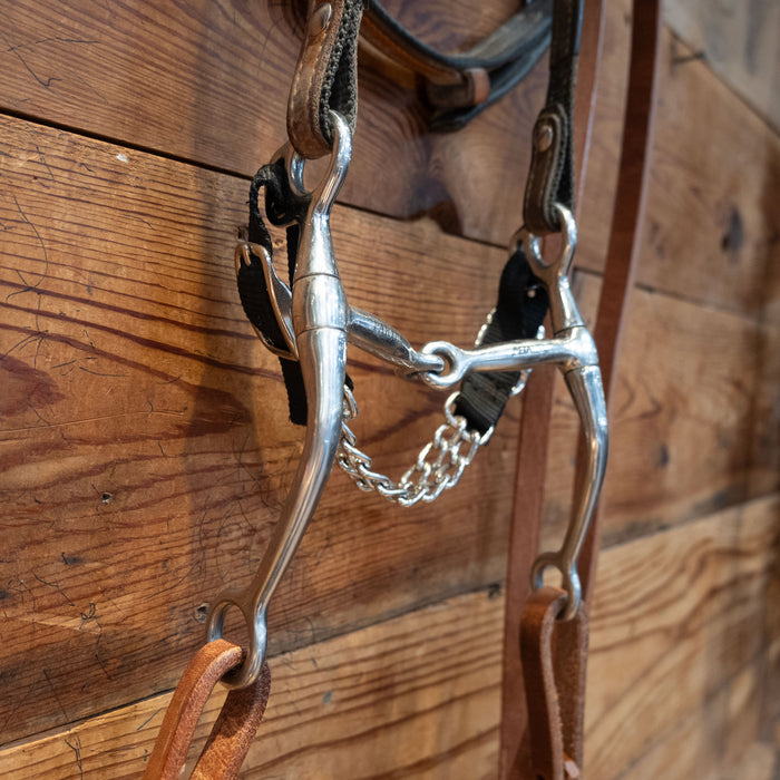 Partrade Smooth Snaffle Bit Bridle Rig
