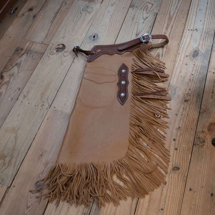 Teskeys Large Smooth Leather Chinks Tack - Chaps & Chinks TESKEY'S
