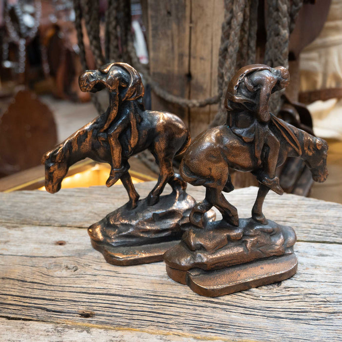 Vintage End of Trail Bookends Collectibles Teskey's