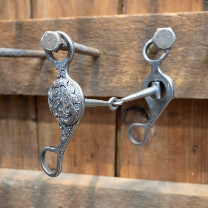 Kamphaus Silver Mounted Snaffle Bit
