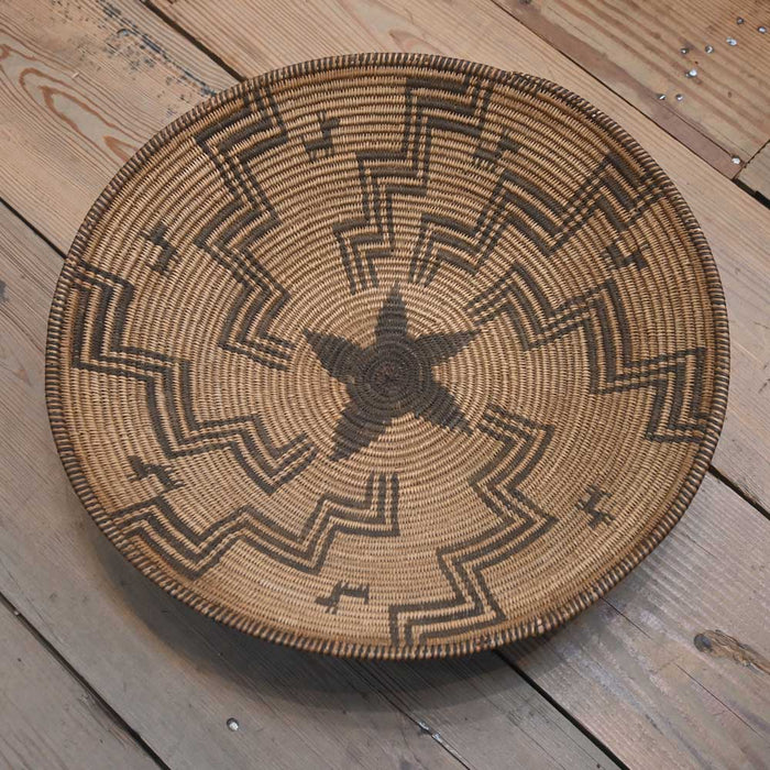 Apache Indian 1920's Handmade Woven Basket Collectibles Teskey's