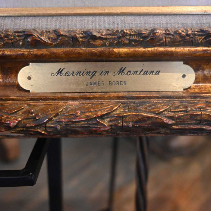 Morning in Montana by James Boren Collectibles James Boren