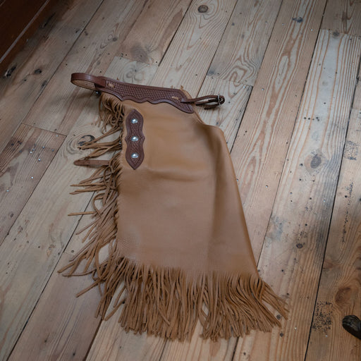 Teskeys Large Smooth Leather Chinks Tack - Chaps & Chinks TESKEY'S