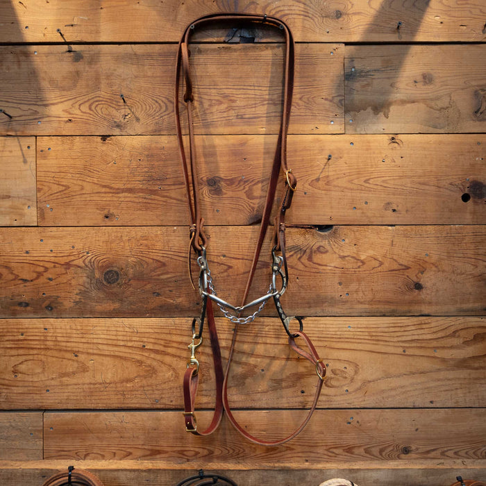 Smooth Snaffle Bridle Rig Tack - Rigs MISC