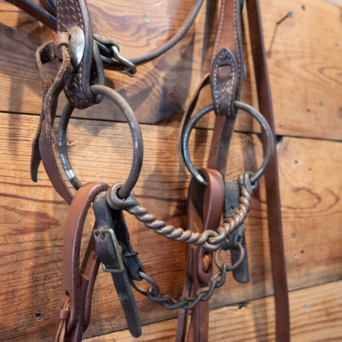 O-Ring Twisted Snaffle Bridle Rig