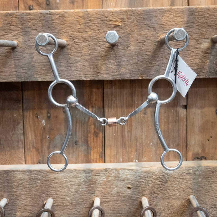 Flaharty Big Circle Gag Square Dogbone Bit Tack - Bits Flaharty