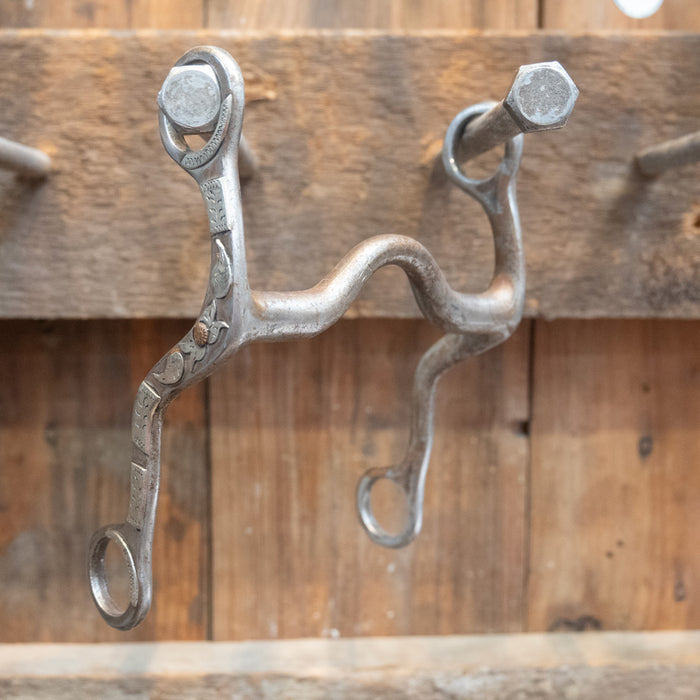 Ricky Trammell Silver Mounted Solid Port Bit Tack - Bits Ricky Trammell