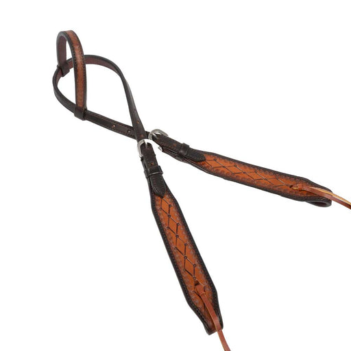 NEW Teskey's Quilted Tooling One Ear Headstall Sale Barn Teskey's