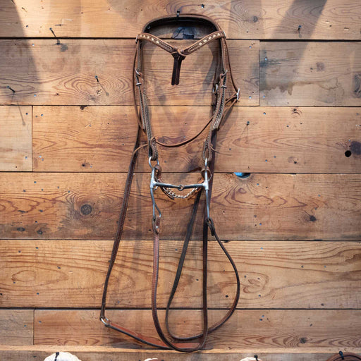 Shanked Smooth Snaffle Bridle Rig Sale Barn MISC