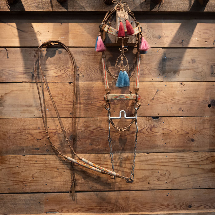 Vintage Prison Made Horse Hair Rig w/Port Bit Collectibles Rawlings Wyoming Prison