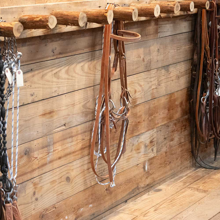 CHS Twisted Snaffle German Martingale Tack - Training Cow Horse Supply