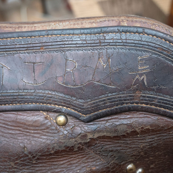 1900's Batwing Chaps w/Brands on Yoke Tack - Chaps & Chinks MISC