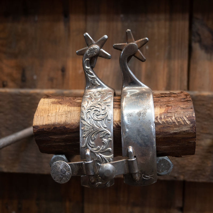 Cody Anthony Silver Mounted Spurs Tack - Spurs Cody Anthony