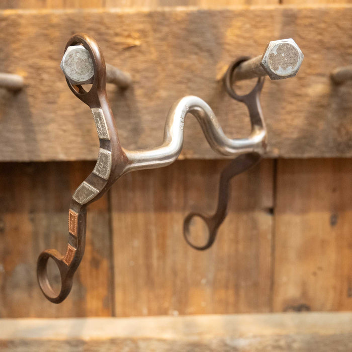 Jeff Payne #3857 Silver Mounted Solid Port Bit Tack - Bits Jeff Payne