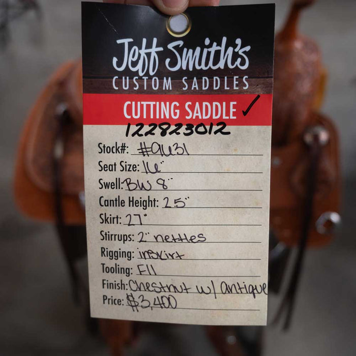 16" JEFF SMITH BUSTER WELCH CUTTING SADDLE Saddles - New Jeff Smith