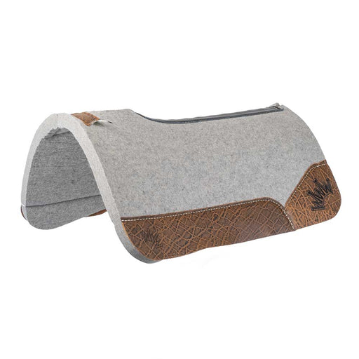 Best Ever Kush Collection Wool Pad - Vintage Peat Elephant Tack - Saddle Pads Best Ever 3/4" 30"x30"