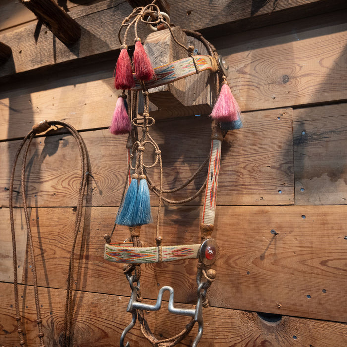 Vintage Prison Made Horse Hair Rig w/Port Bit Collectibles Rawlings Wyoming Prison