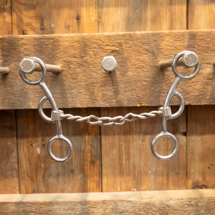 Schoneberg Short Shank Twisted Wire 4 Piece Chain Tack - Bits Schoneberg