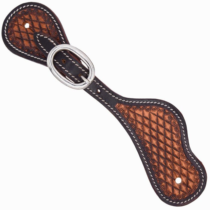 Teskey's Sunburst Diamond Spur Straps Tack - Spur Straps Teskey's Ladies