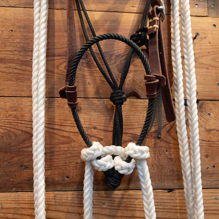 Handmade Loping Hack w/Waxed Split Reins Tack - Nosebands & Tie Downs MISC
