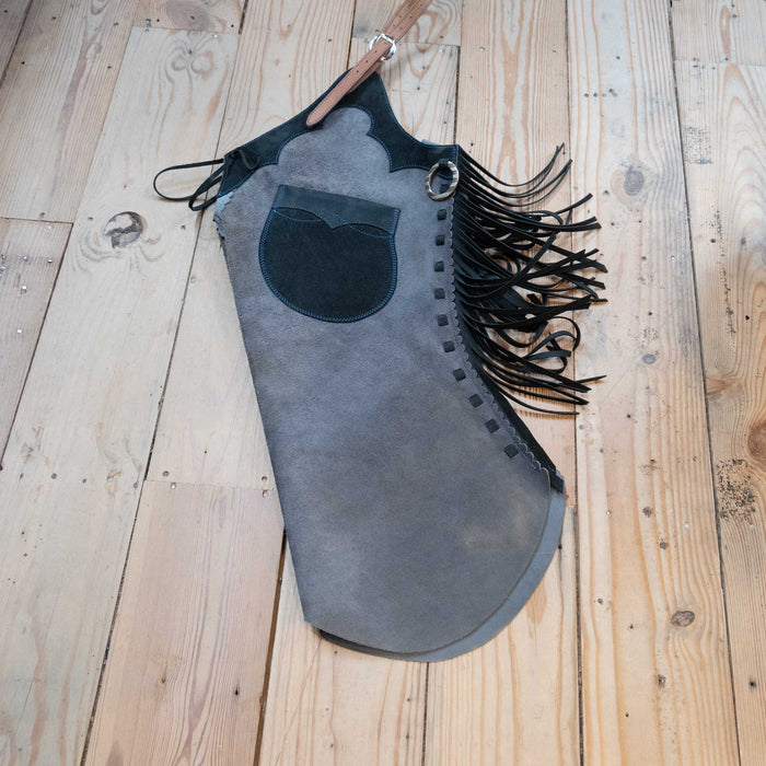 Sky Blue Stepthrough Chaps Tack - Chaps & Chinks MISC