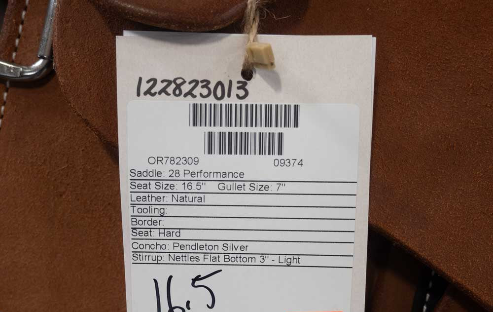 16.5" MARTIN PERFORMANCE SADDLE Saddles - New Martin Saddlery