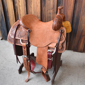 16" JEFF SMITH RANCH CUTTING SADDLE Saddles Jeff Smith