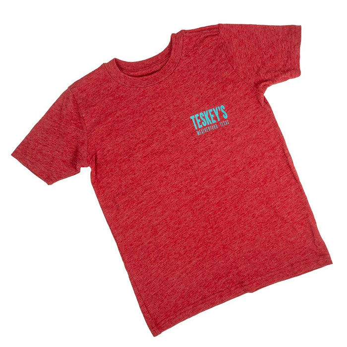 Teskey's Youth Serape Tee - Cardinal TESKEY'S GEAR - Youth SS Shirts Teskey's