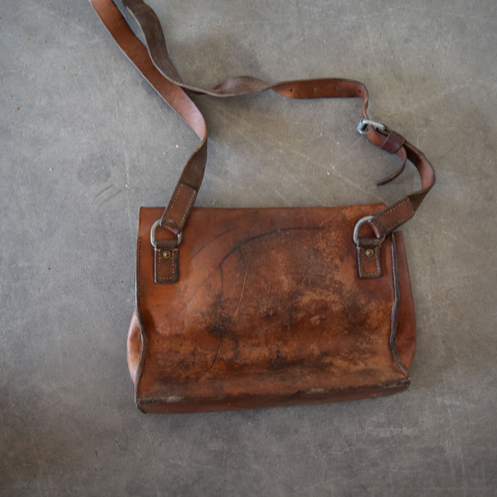 Used Vintage German Leather Saddle Bag Sale Barn Teskey's