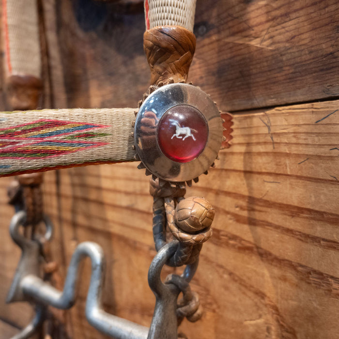 Vintage Prison Made Horse Hair Rig w/Port Bit Collectibles Rawlings Wyoming Prison