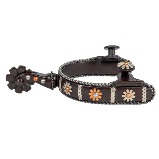 Formay Daisy Twist Spur w/Rope Edge Tack - Spurs Formay