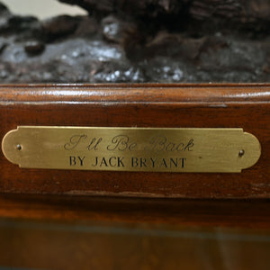 Jack Bryant "I'll Be Back" Original Bronze Sculpture Collectibles Jack Bryant