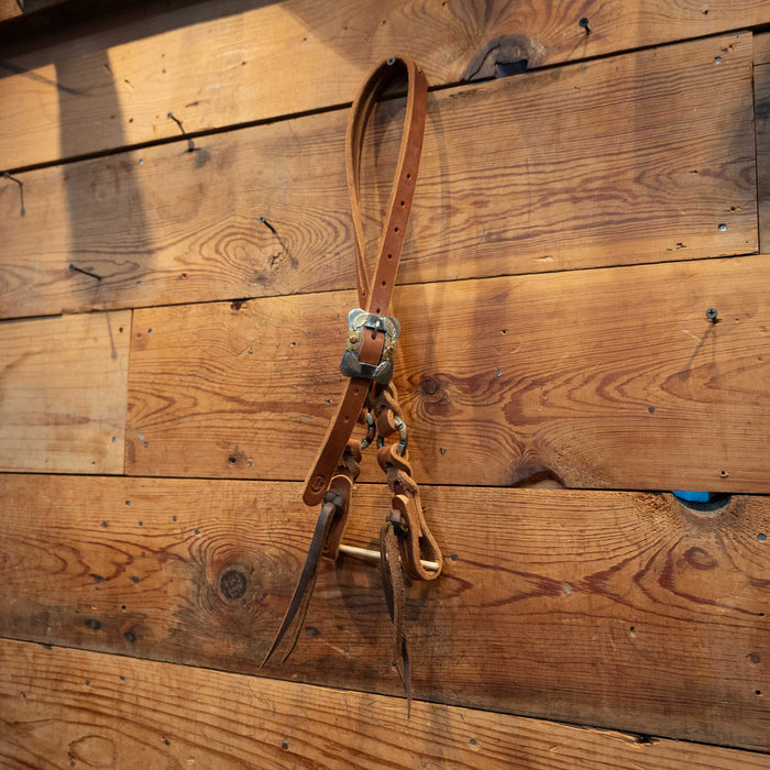 Joe Hipp Split Ear Headstall w/ Teskey's Hardware Tack - Headstalls Joe Hipp