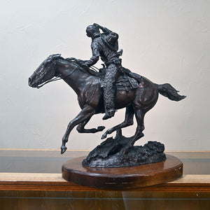 Jack Bryant "I'll Be Back" Original Bronze Sculpture Collectibles Jack Bryant