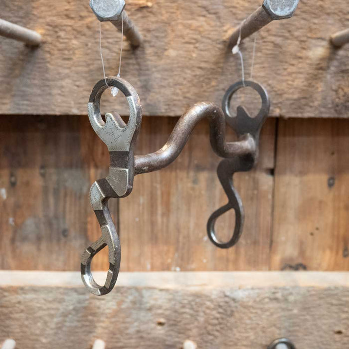 Cannon Silver Mounted Solid Port Bit Tack - Bits Cannon