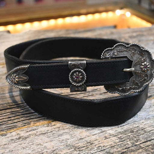 Vogt Leather Belt w/Vintage Belt Buckle Collectibles Teskey's