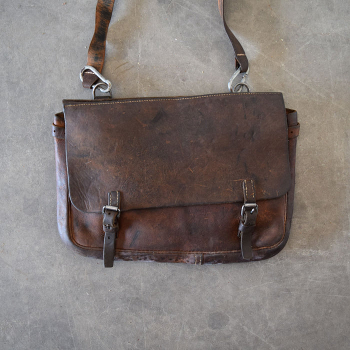 Used Vintage German Leather Saddle Bag Sale Barn Teskey's