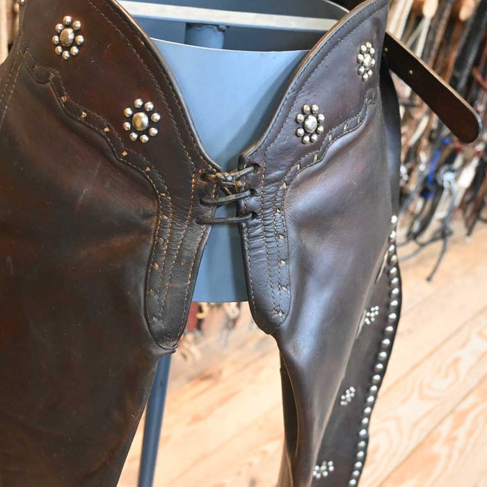 Clark Vintage Western Cowboy Chaps Tack - Chaps & Chinks Clark