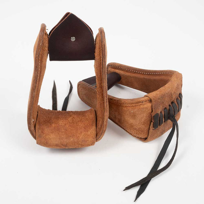 Teskey's 4.5" Youth Roper Stirrups Tack - Saddle Accessories Teskey's Light Oil