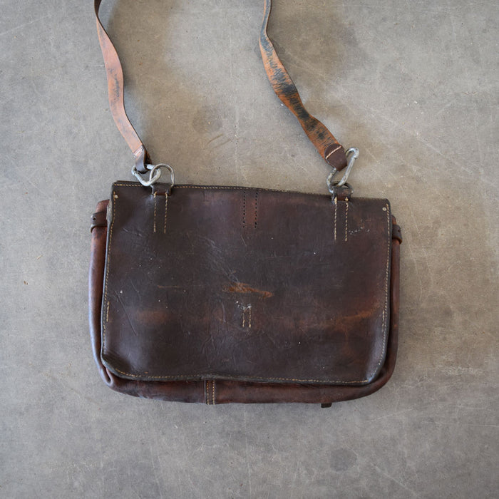 Used Vintage German Leather Saddle Bag Sale Barn Teskey's