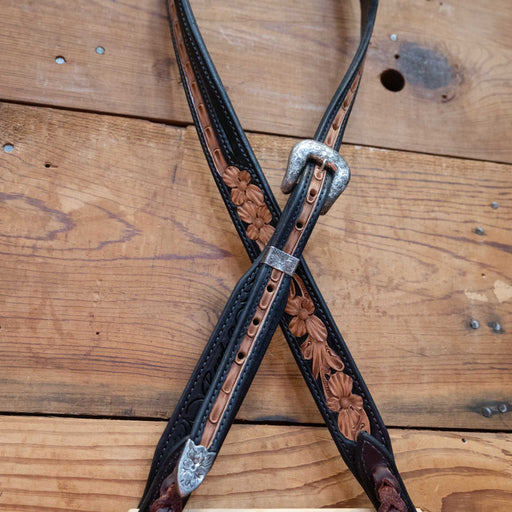 Randall Top Shelf Leather Split Ear w/Silver Buckle Tack - Headstalls Randall Top Shelf