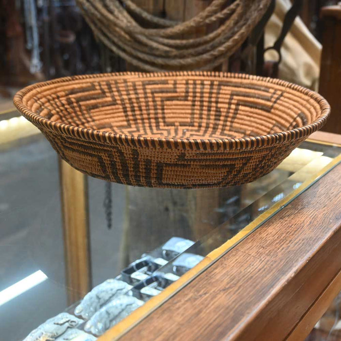 1920's Apache Indian Handmade Woven Basket Collectibles Teskey's