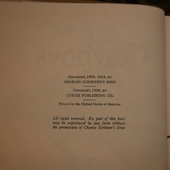 Will James "Cowboy North South" Book Collectibles WILL JAMES